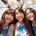 お花見JK 7枚目