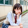 しゃがむ子 3枚目