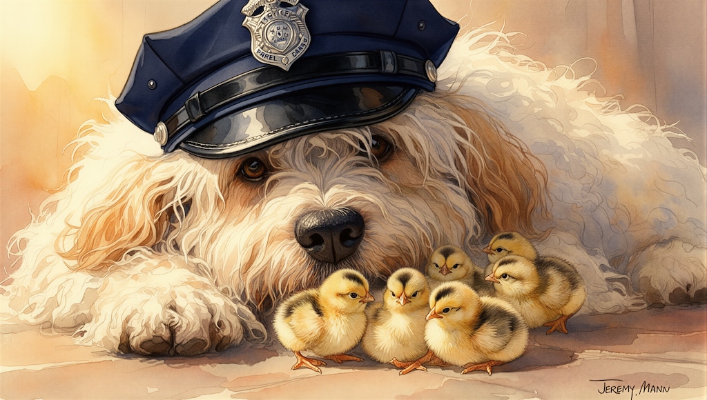 やわらかな警備犬