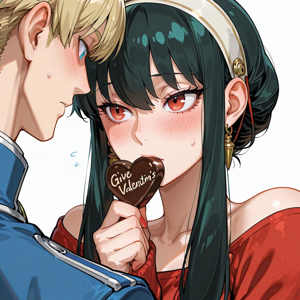 バレンタインのフォージャー夫妻 | の人気AIイラスト・グラビア