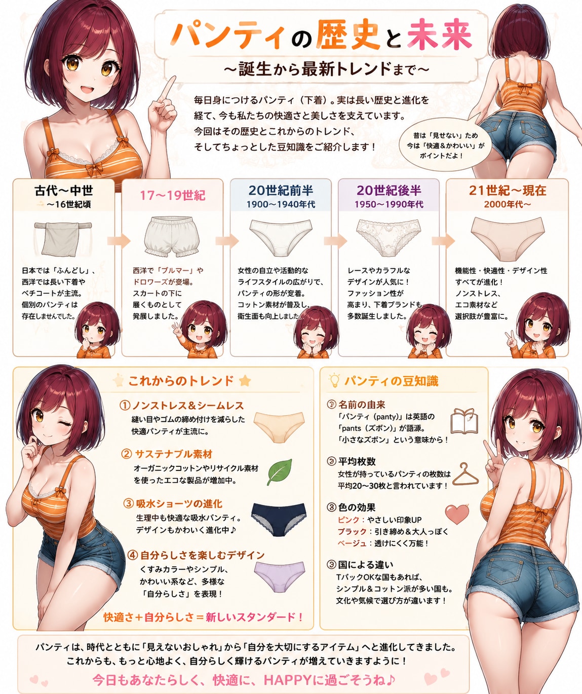 パンティの歴史
