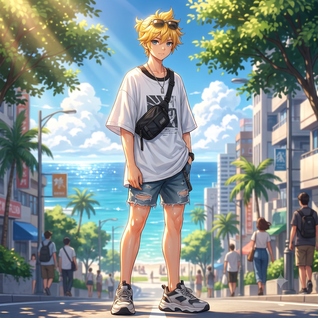 夏コーデ レン君