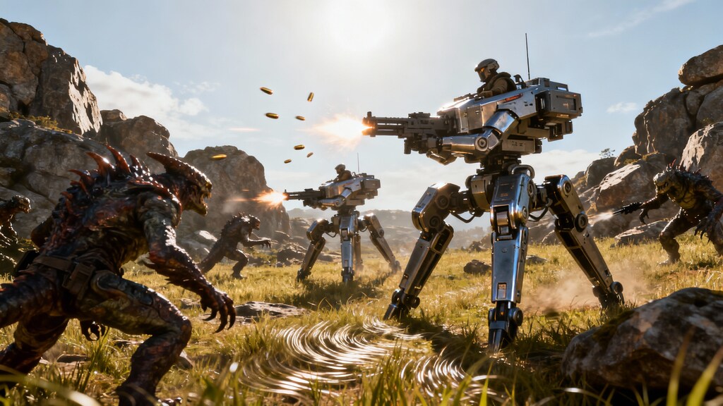 宇宙海兵隊の戦闘描写　ー#Seedream 試作画像 ー