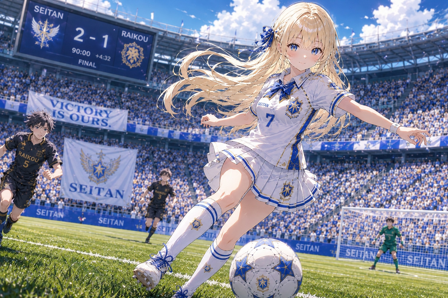 サッカー企画投稿「選手versionうちの子みゆう」