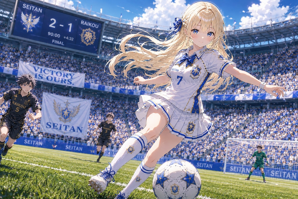 サッカー企画投稿「選手versionうちの子みゆう」