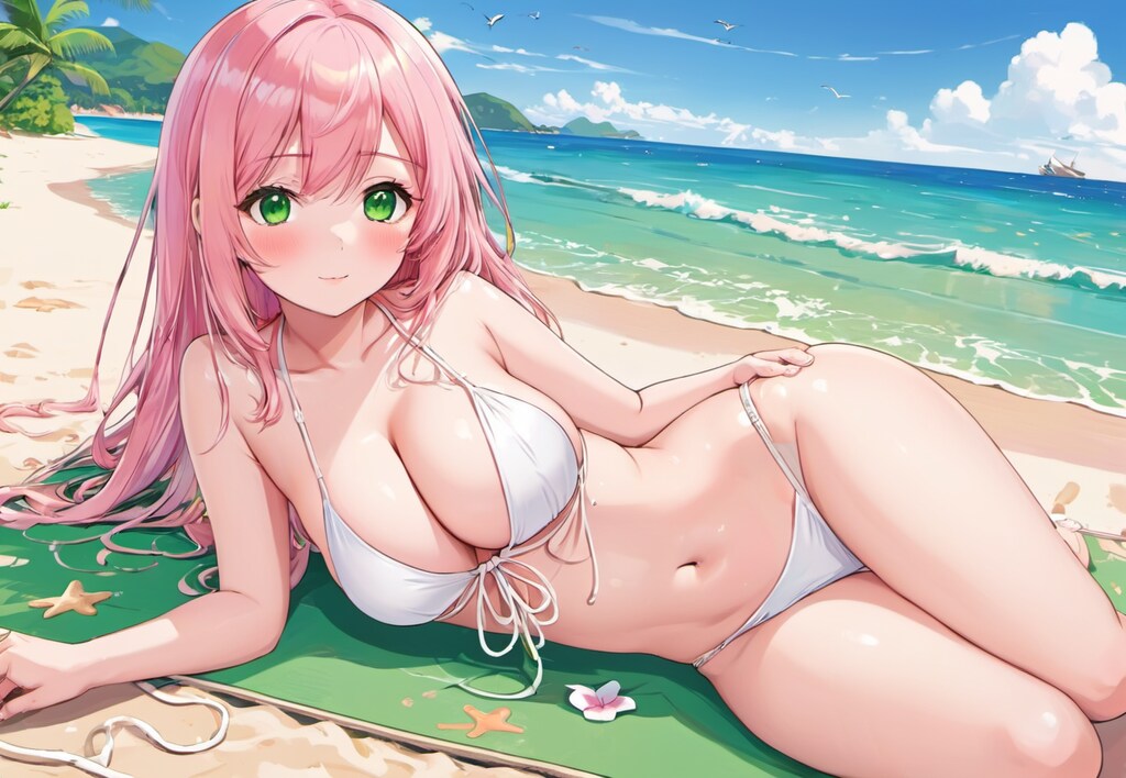 SDXLテスト & 横に寝たときのおｐｐを表現したかった