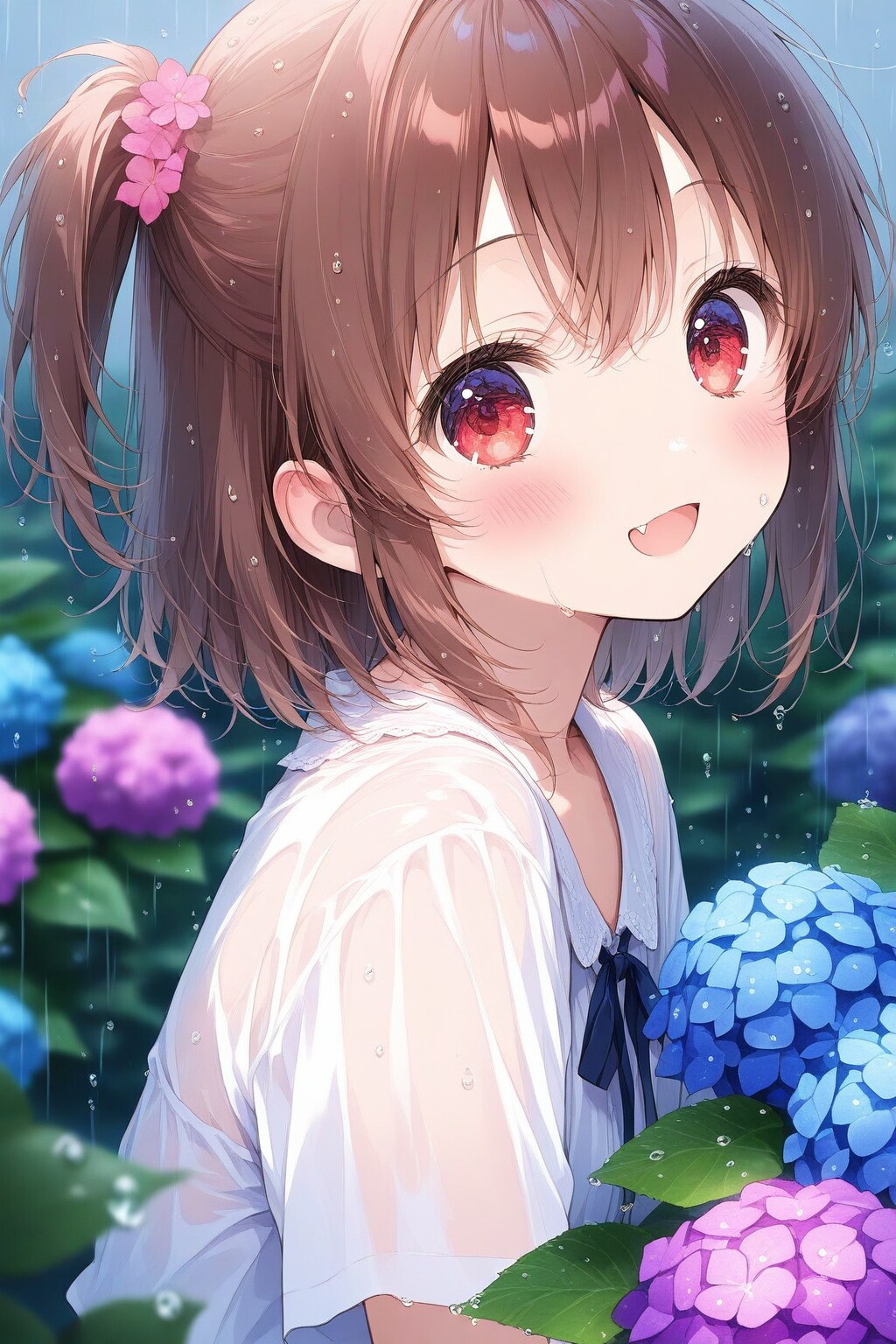 雨粒 | の人気AIイラスト・グラビア