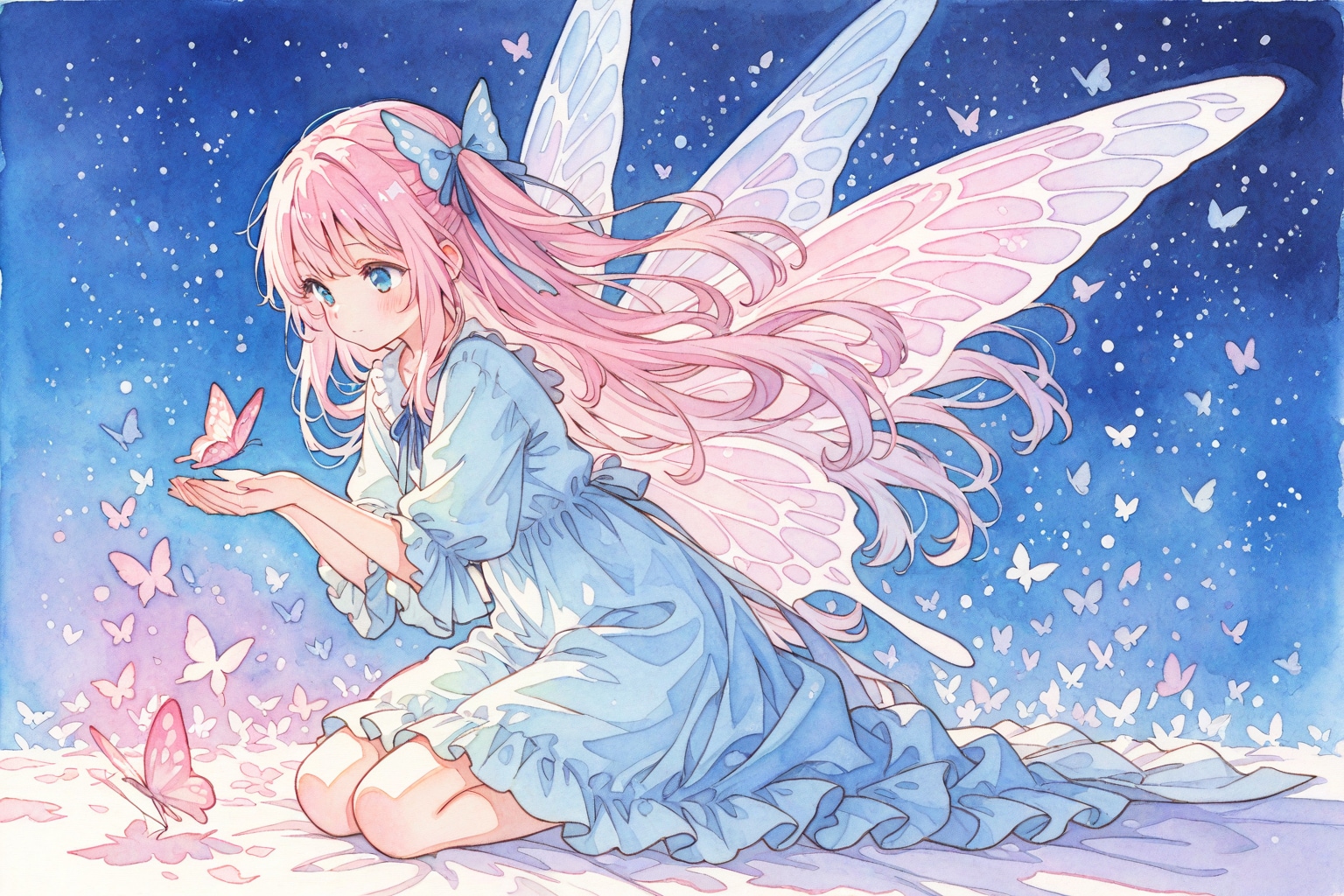 光の羽、夢の中へ | の人気AIイラスト・グラビア