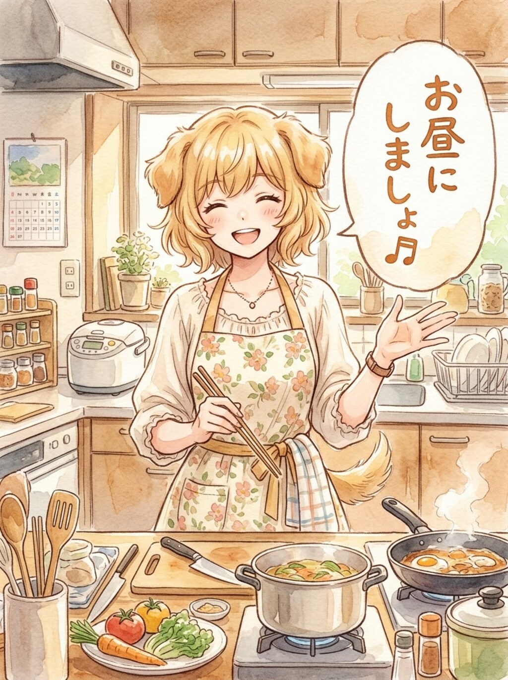 お昼にしましょ♬