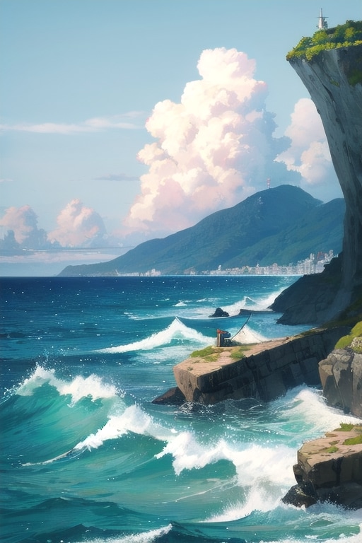 英詩と海の象徴 | の人気AIイラスト・グラビア