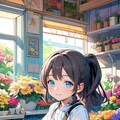 お花屋さんの看板娘な小さな女の子 6枚目