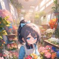 お花屋さんの看板娘な小さな女の子 5枚目