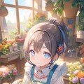 お花屋さんの看板娘な小さな女の子 3枚目