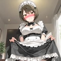 メイドさんの紐パンの誘惑？ 4枚目