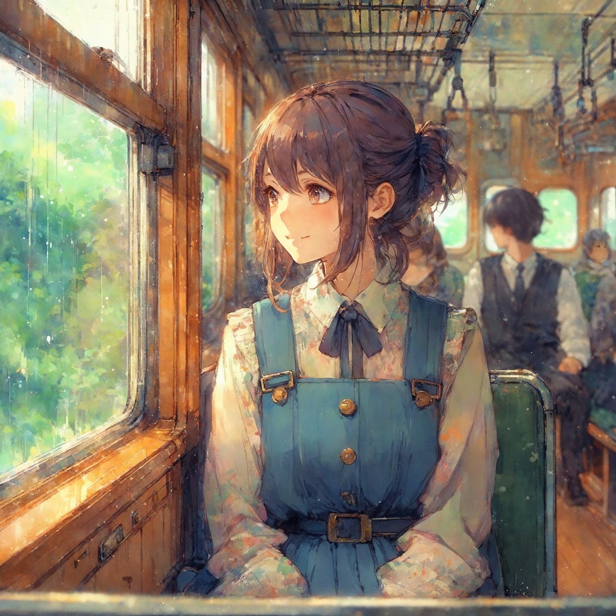 新緑と少女⑧ | の人気AIイラスト・グラビア