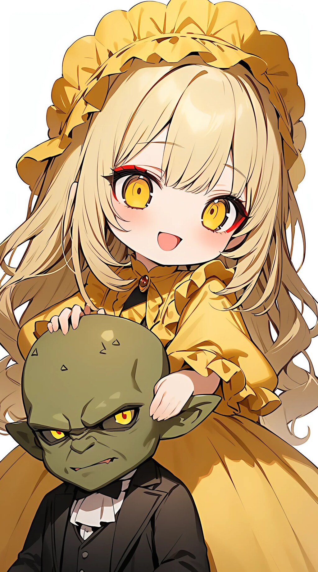 貴族のお嬢と執事のオーク