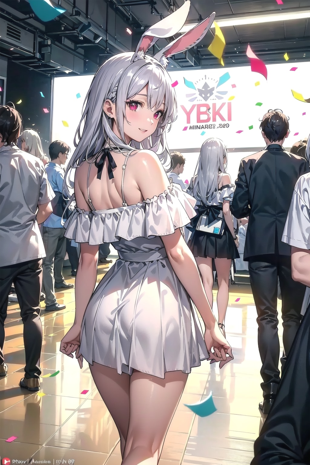 パーティー会場なのです🎉🐰✨ | の人気AIイラスト・グラビア