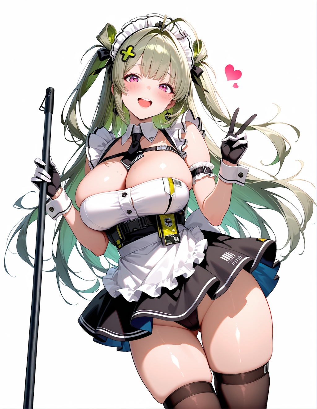 ソーダ:トゥインクルバニー(NIKKE)のお掃除しちゃうぞ❓