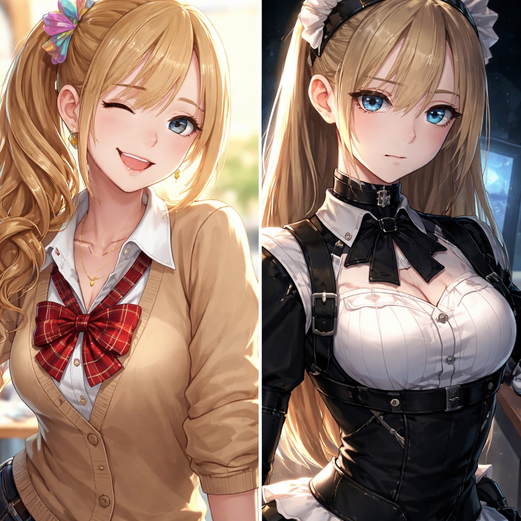 ハーサカ＆早坂愛 | の人気AIイラスト・グラビア