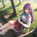 道草をする赤ずきん 3枚目