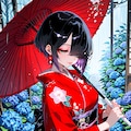 雨の日のお嬢様　その４ 3枚目