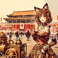 中国旅行～CHICHI-PUI TRAVEL～【Steampunk×ケモミミ】 6枚目