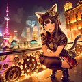 中国旅行～CHICHI-PUI TRAVEL～【Steampunk×ケモミミ】 7枚目