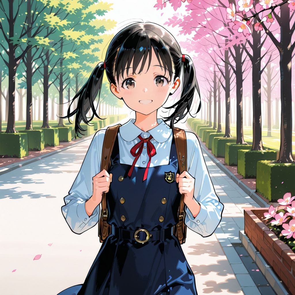 春のかえりみち（PHOENIXテスト） | の人気AIイラスト・グラビア