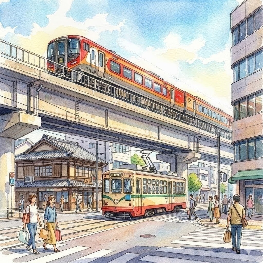 高知市街イメージ | の人気AIイラスト・グラビア