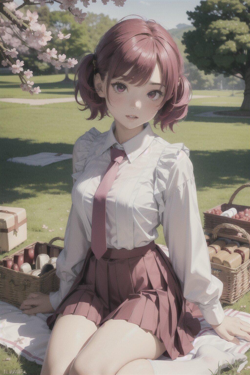 (12作品)JK(花見・長袖)/senior high school student(hanami・short sleeve)