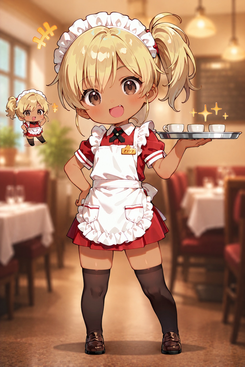 ちびキャラウェイトレスさん Z701