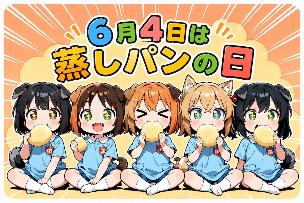 ６月４日は蒸しパンの日