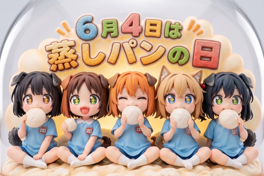 ６月４日は蒸しパンの日