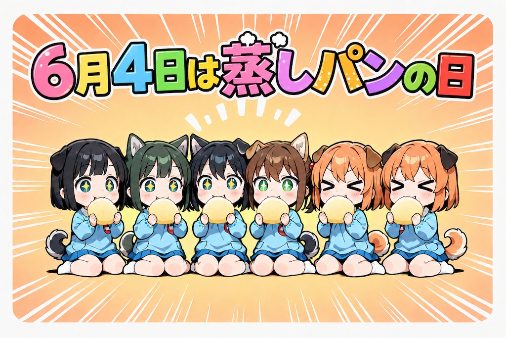 ６月４日は蒸しパンの日