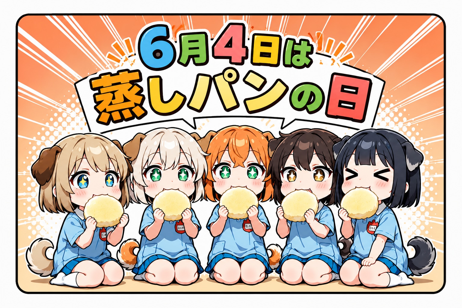 ６月４日は蒸しパンの日
