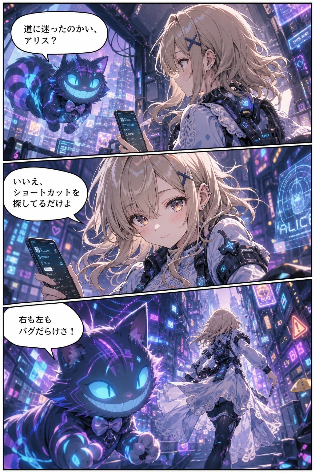 アリス×サイバーパンク。 | の人気AIイラスト・グラビア