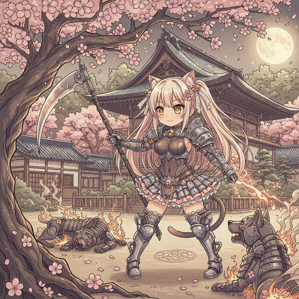 金ツイにゃん。戦う | の人気AIイラスト・グラビア