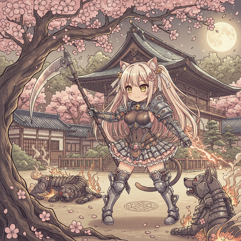 金ツイにゃん。戦う