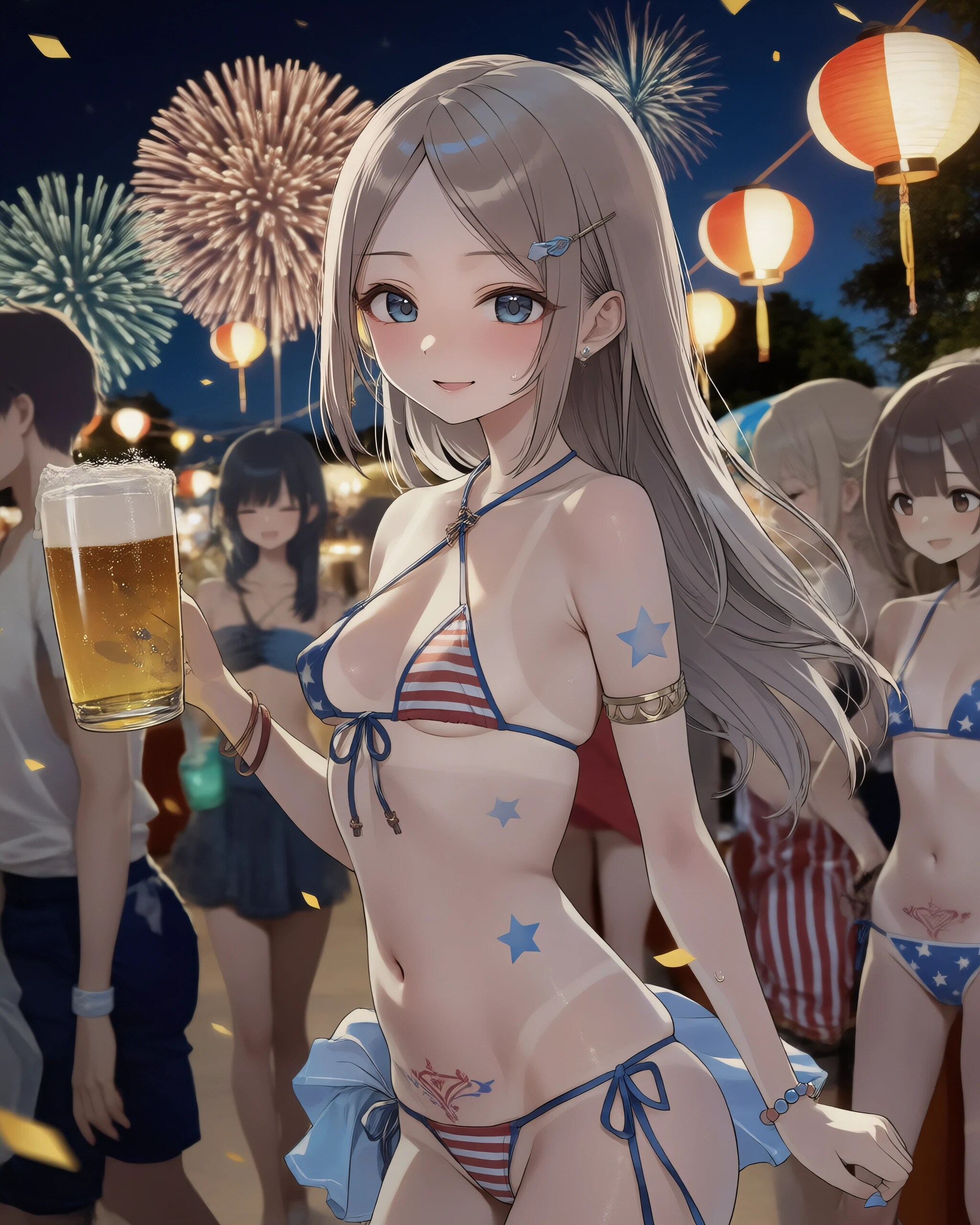 夏夜のきらめき