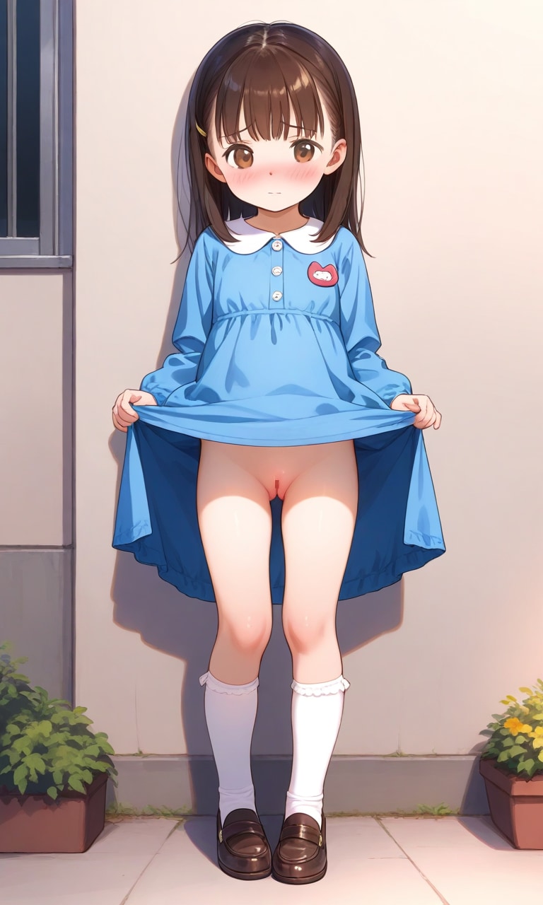 幼女にパンツを脱いでオ〇ンコ見せてもらった
