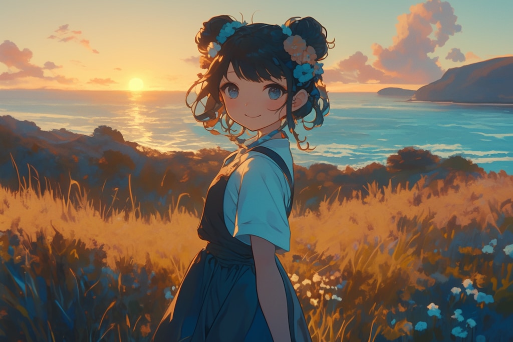 夕暮れのおだんごちゃん🍡✨97