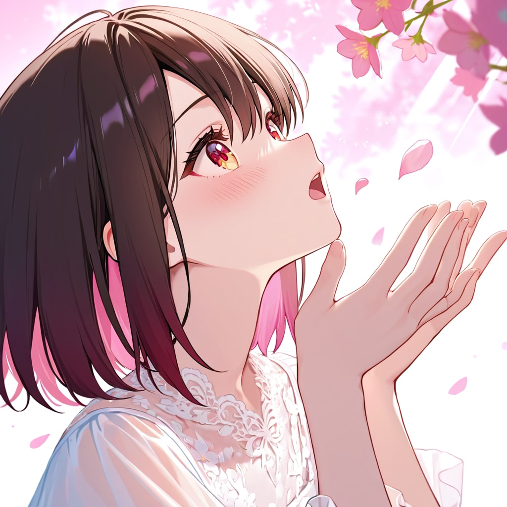 春霞の奥、不意に、惹かれて