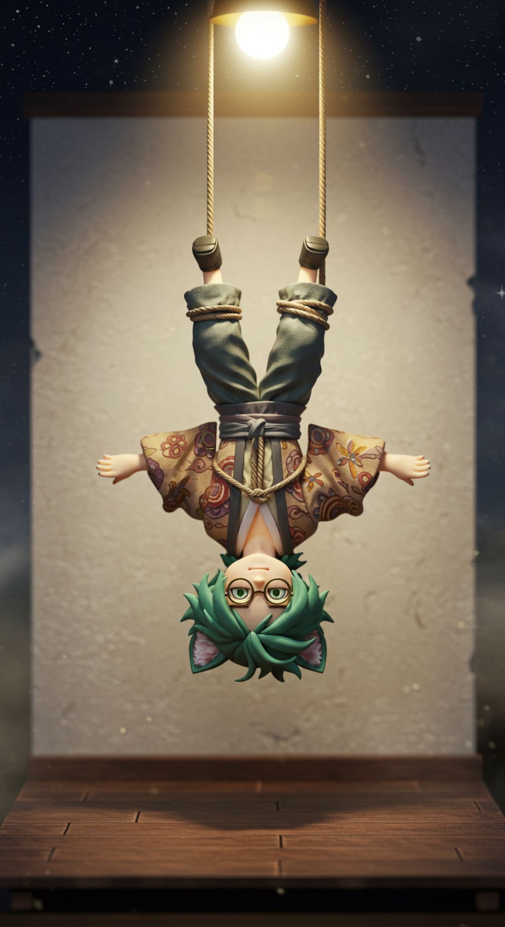 逆さづりフィギュア