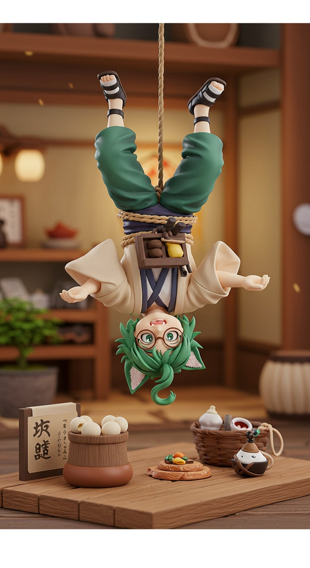 逆さづりフィギュア