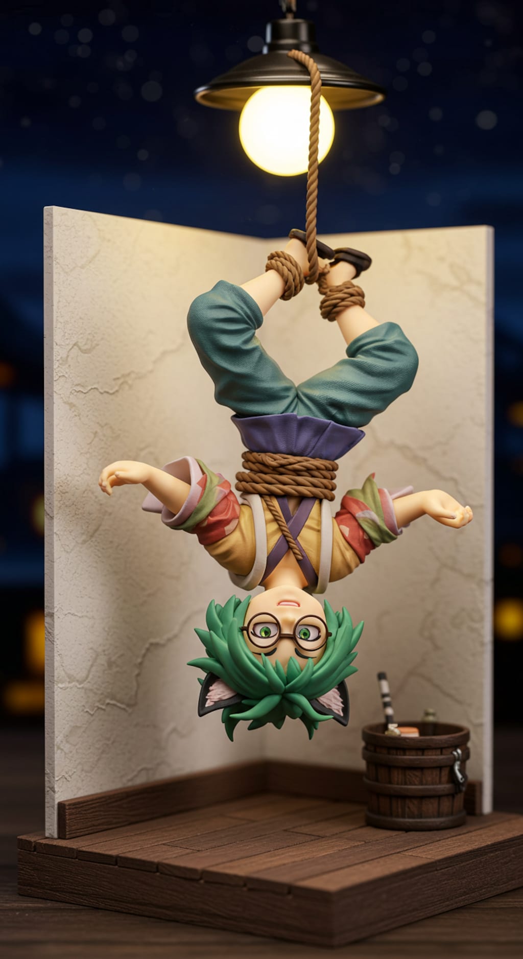 逆さづりフィギュア