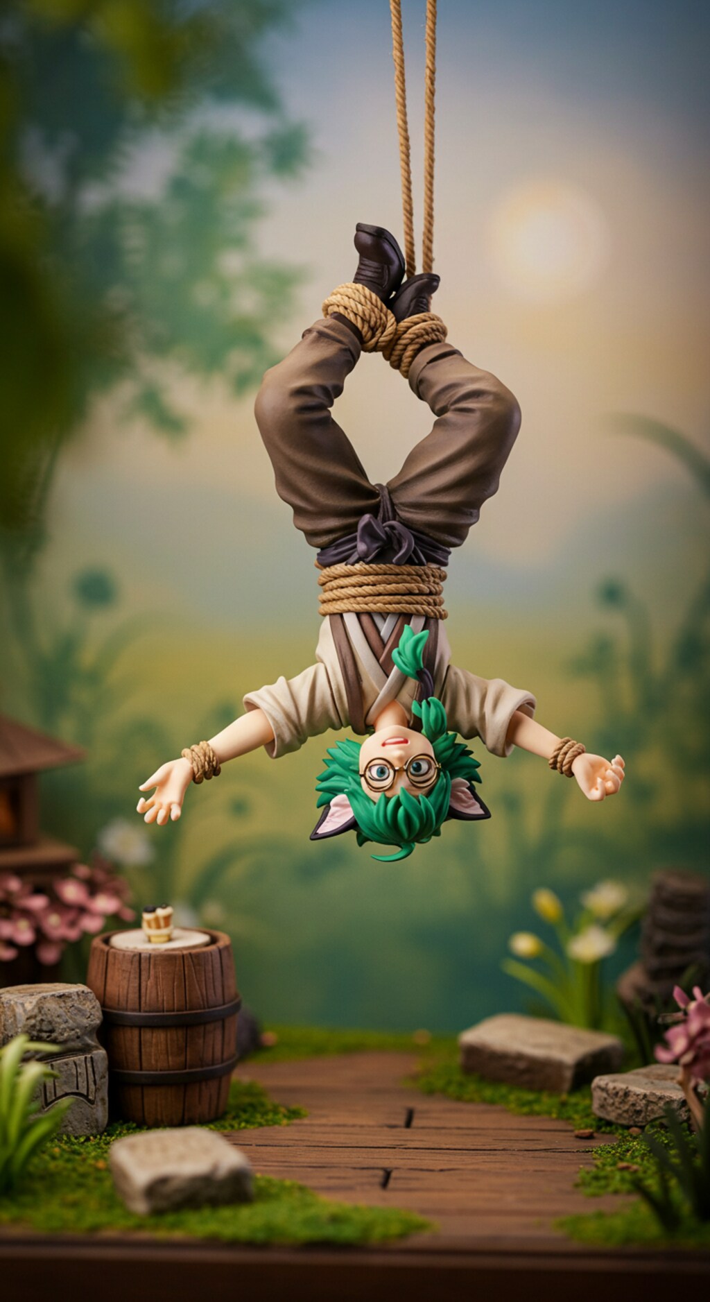 逆さづりフィギュア