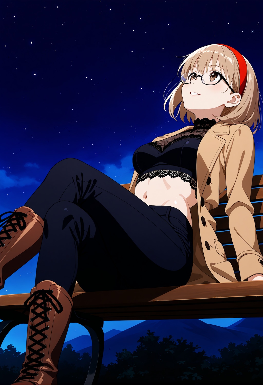 【今日の腹筋】冬の夜空