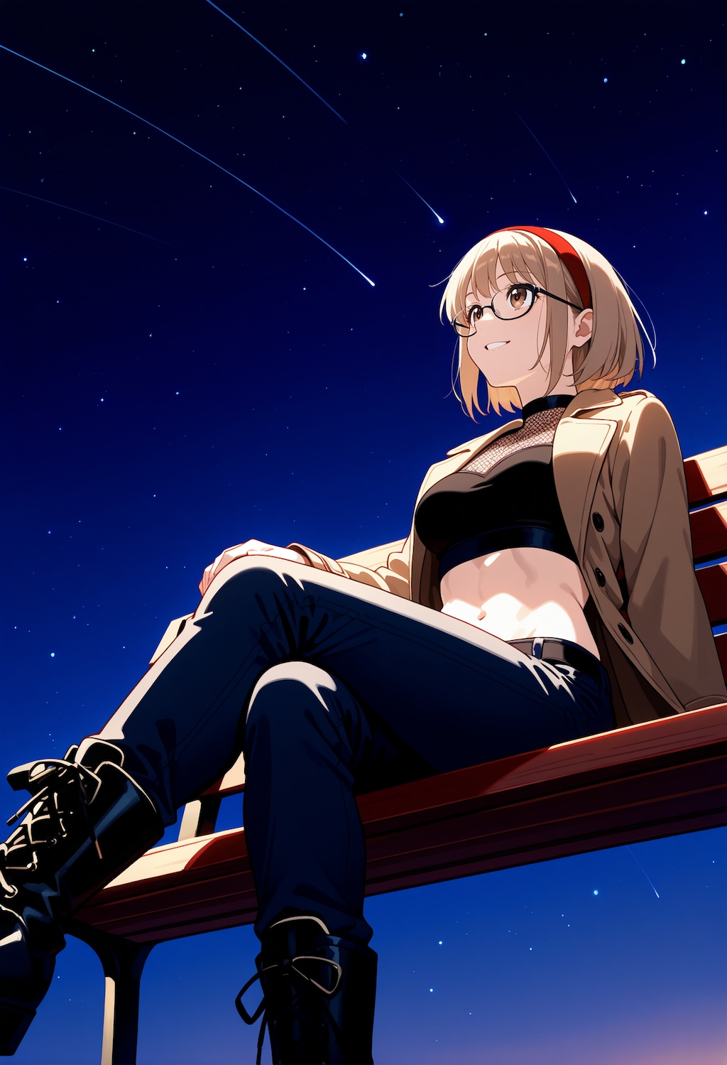 【今日の腹筋】冬の夜空