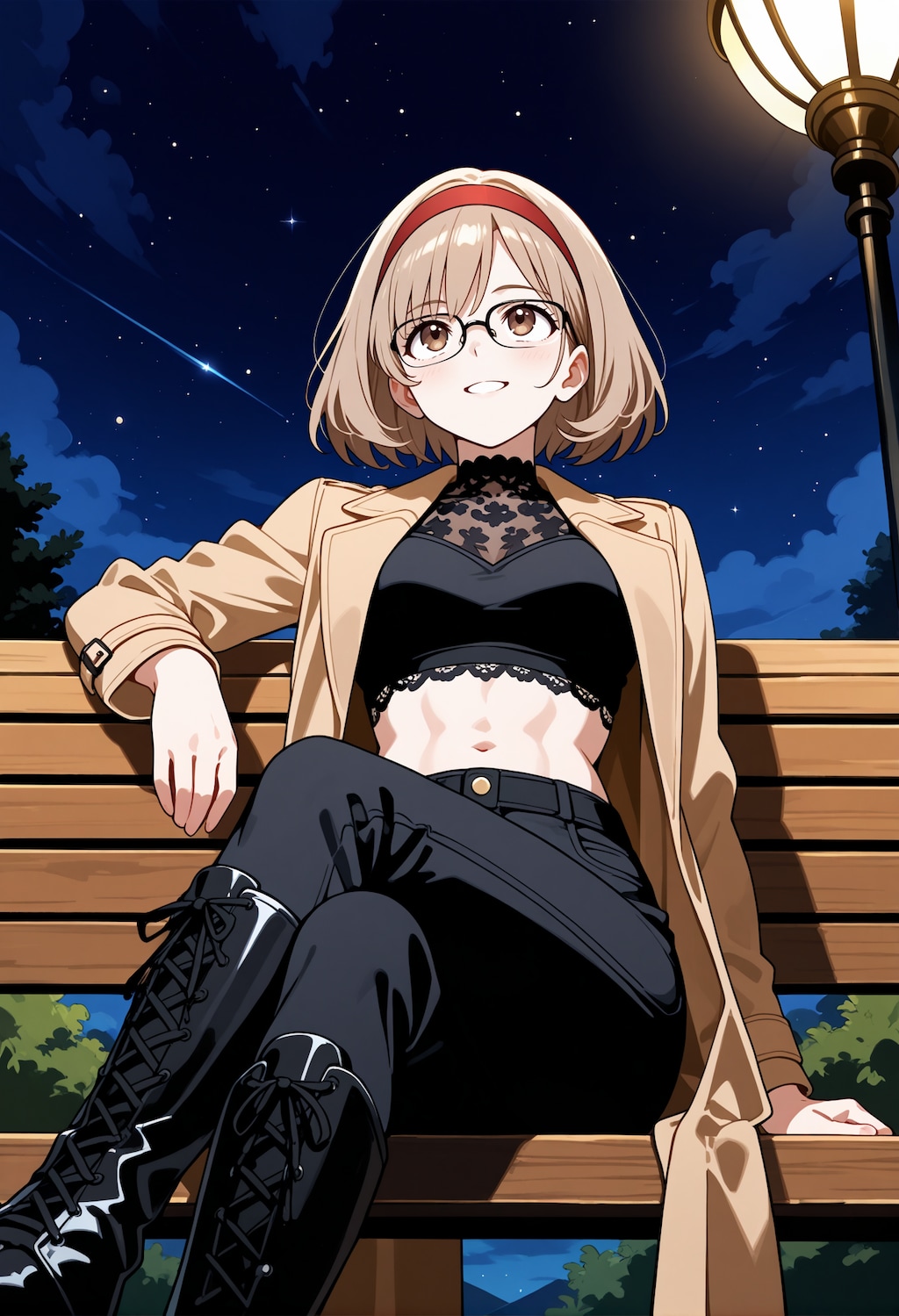 【今日の腹筋】冬の夜空