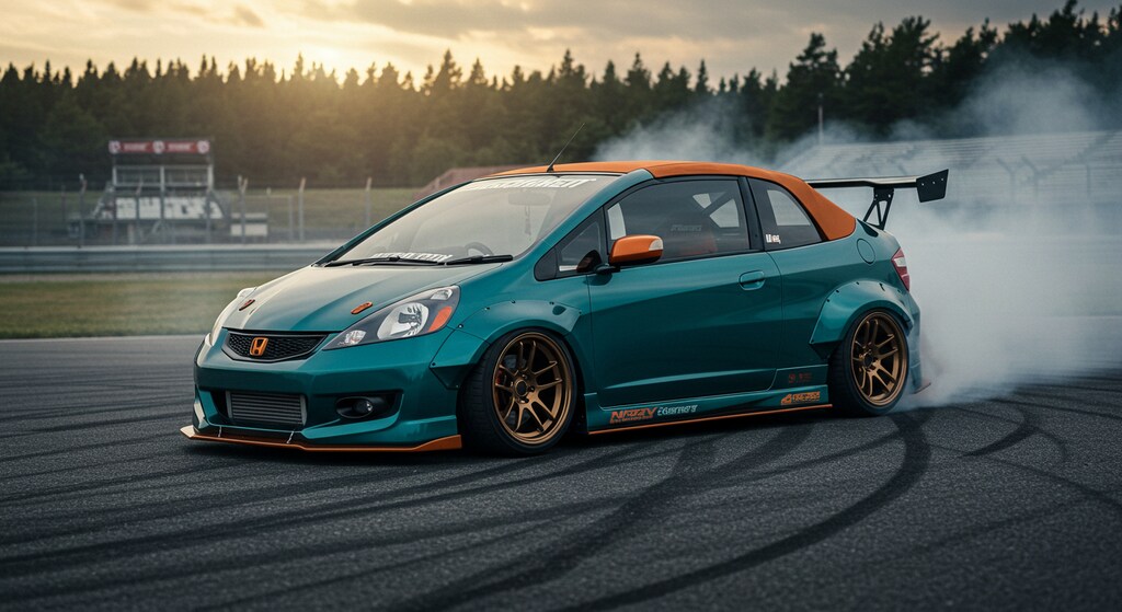 ホンダフィットのドリ車